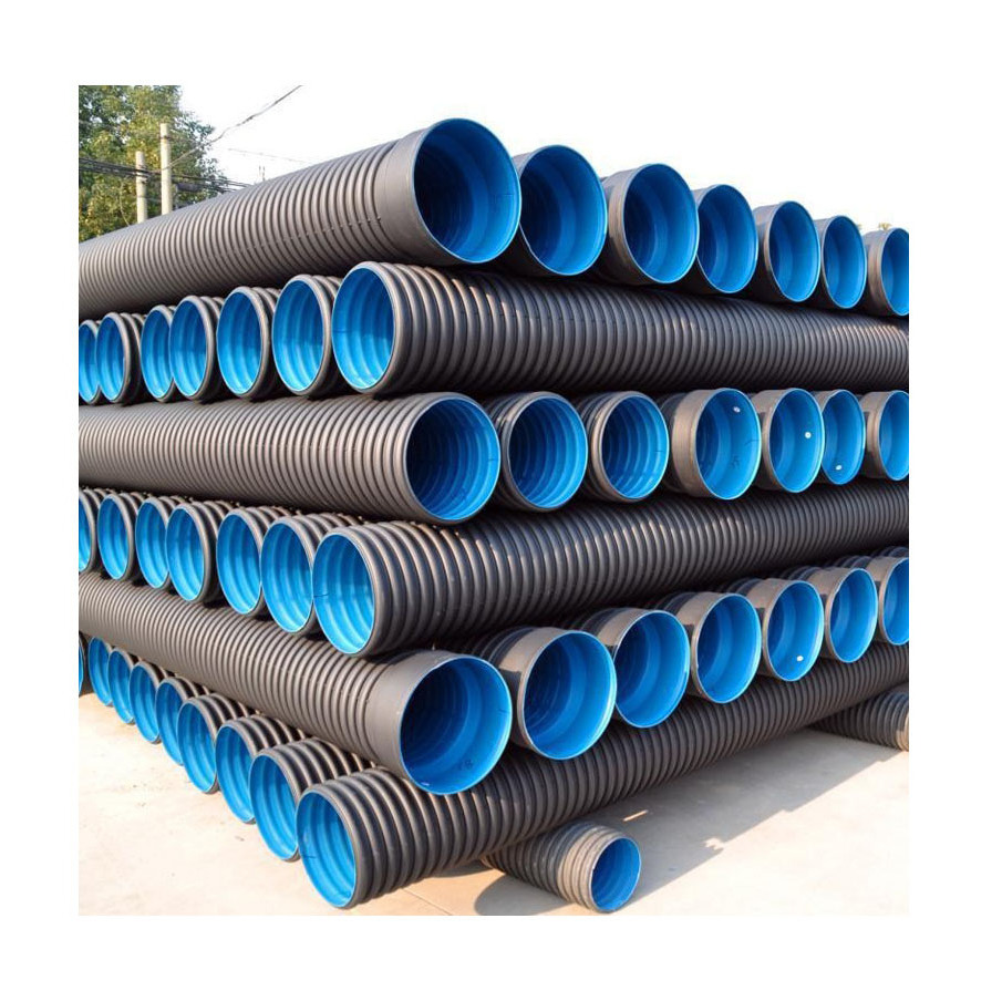 YiFang Hdpe Double Wall Corrugated Pe Drainage Pipe 48 Hdpe Plastic Culvert Pipe