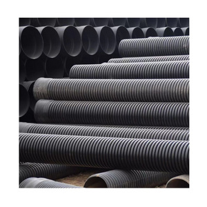 YiFang 110Mm 200Mm Hdpe Double-Wall Corrugated Drainage Culvert Pipe Tube Double Wall 36 Inch Dn300 Plastic Pipes