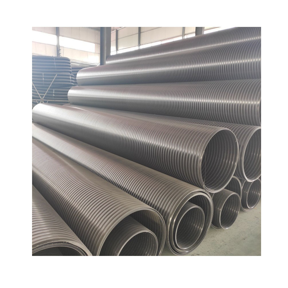 YiFang Dn 8 12 18 20 24 Inch Hdpe Double Wall Corrugated Culvert Plastic Pipe