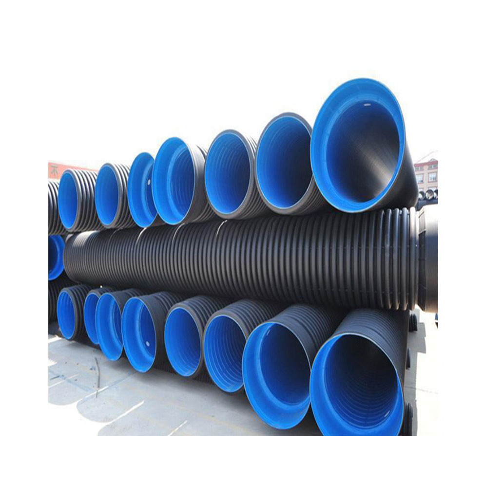 YiFang 16 Inch Sewer Double Wall Plastic Culvert Drain Hdpe Pipe/Hdpe Double Wall Corrugate Pipes/Hdpe Tubes