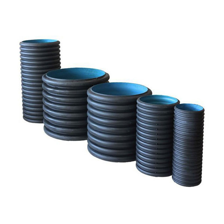 YiFang Dn 8 12 18 20 24 Inch Hdpe Double Wall Corrugated Culvert Plastic Pipe