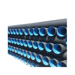 YiFang 16 Inch Sewer Double Wall Plastic Culvert Drain Hdpe Pipe/Hdpe Double Wall Corrugate Pipes/Hdpe Tubes