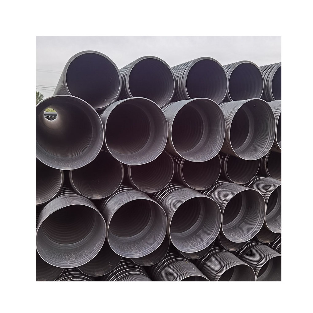 YiFang Hdpe Double Wall Smooth Interior Plastic Corrugated 18 12 Inch Culvert Drainage Pipe