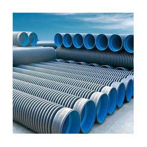 YiFang Drainage Culvert Sewage Drain Pipe Large Size 8 10 36 Inch 100 Water Hdpe Double Wall Corrugated Pipes