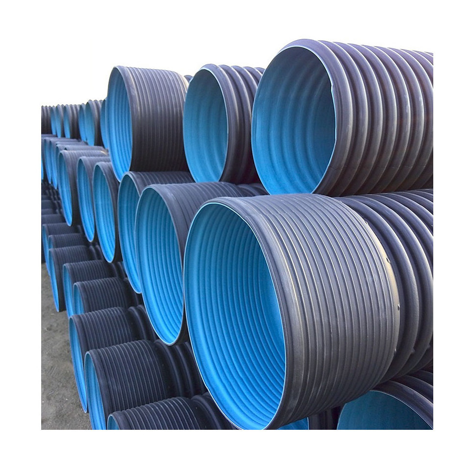 YiFang Hdpe Double Wall Corrugated Pe Drainage Pipe 48 Hdpe Plastic Culvert Pipe