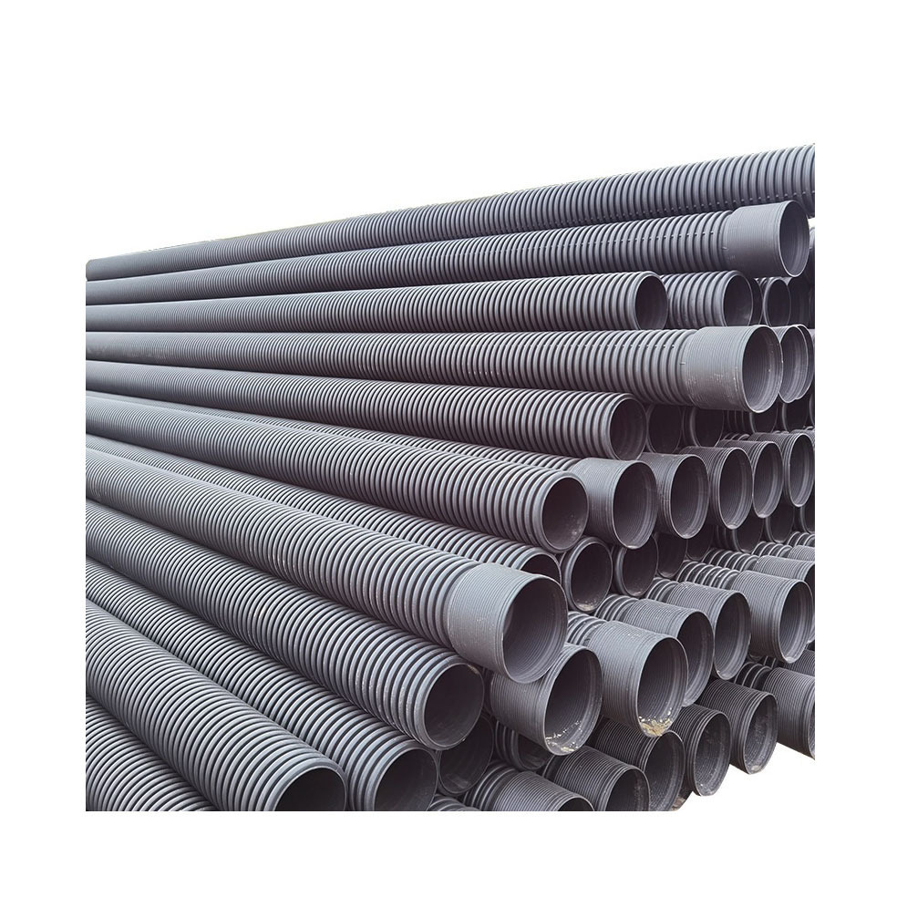 YiFang Hdpe Double Wall Smooth Interior Plastic Corrugated 18 12 Inch Culvert Drainage Pipe