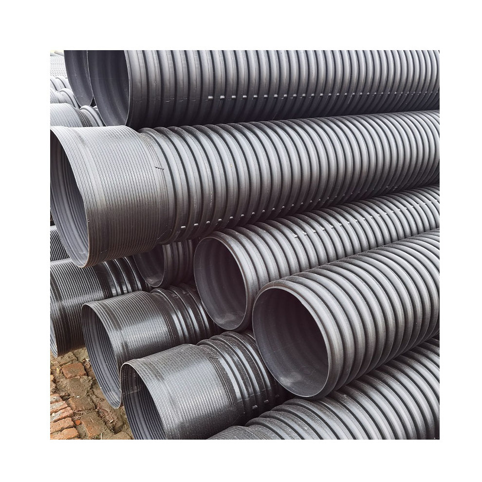 YiFang Hdpe Double Wall Smooth Interior Plastic Corrugated 18 12 Inch Culvert Drainage Pipe