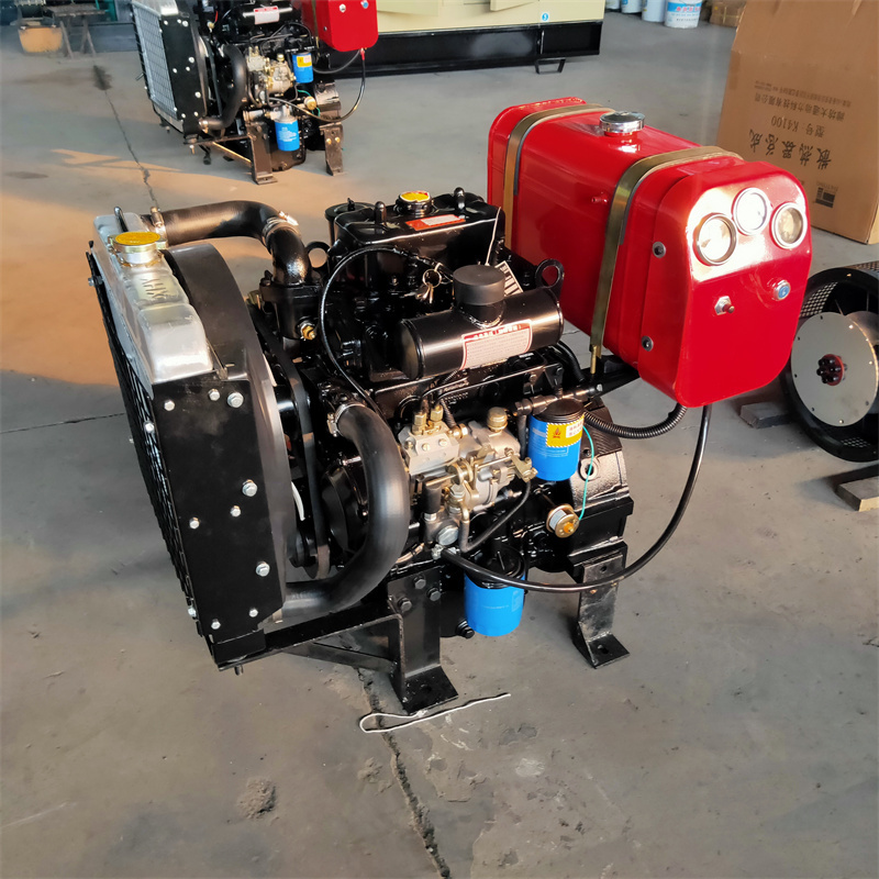 wholesale direct injection water cooling 2 cylinder 38hp diesel engine with radiator and fuel tank for diesel generator