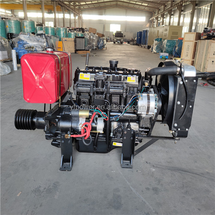 customized 60 70 75 80 90 100hp ricardo R4105 4108 diesel engine with clutch for agriculture diesel water pump