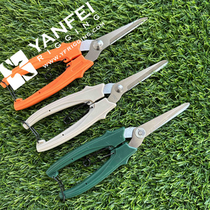 Drop Forged Garden Pruning Shears Stainless Steel Straight Blade Curved Cutting Tool Small Diameter Cable Pliers