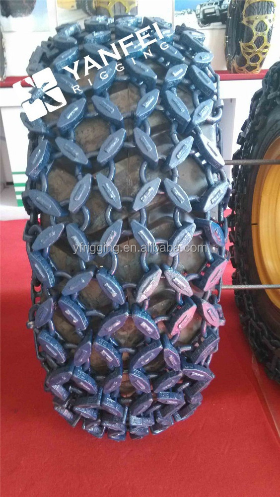 OTR wheel loader tyre protection chains