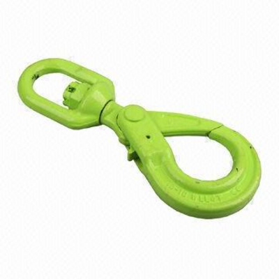 G100 Swivel Self Locking Safety Hook G100 rigging lifting safety chain swivel self locking hook