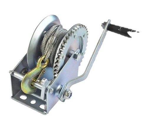 1200LBS 1800LBS 2600LBS portable self locking hand winch with stainless rope