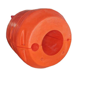 PE material foam fill cable hose floats floater for dredging pipeline