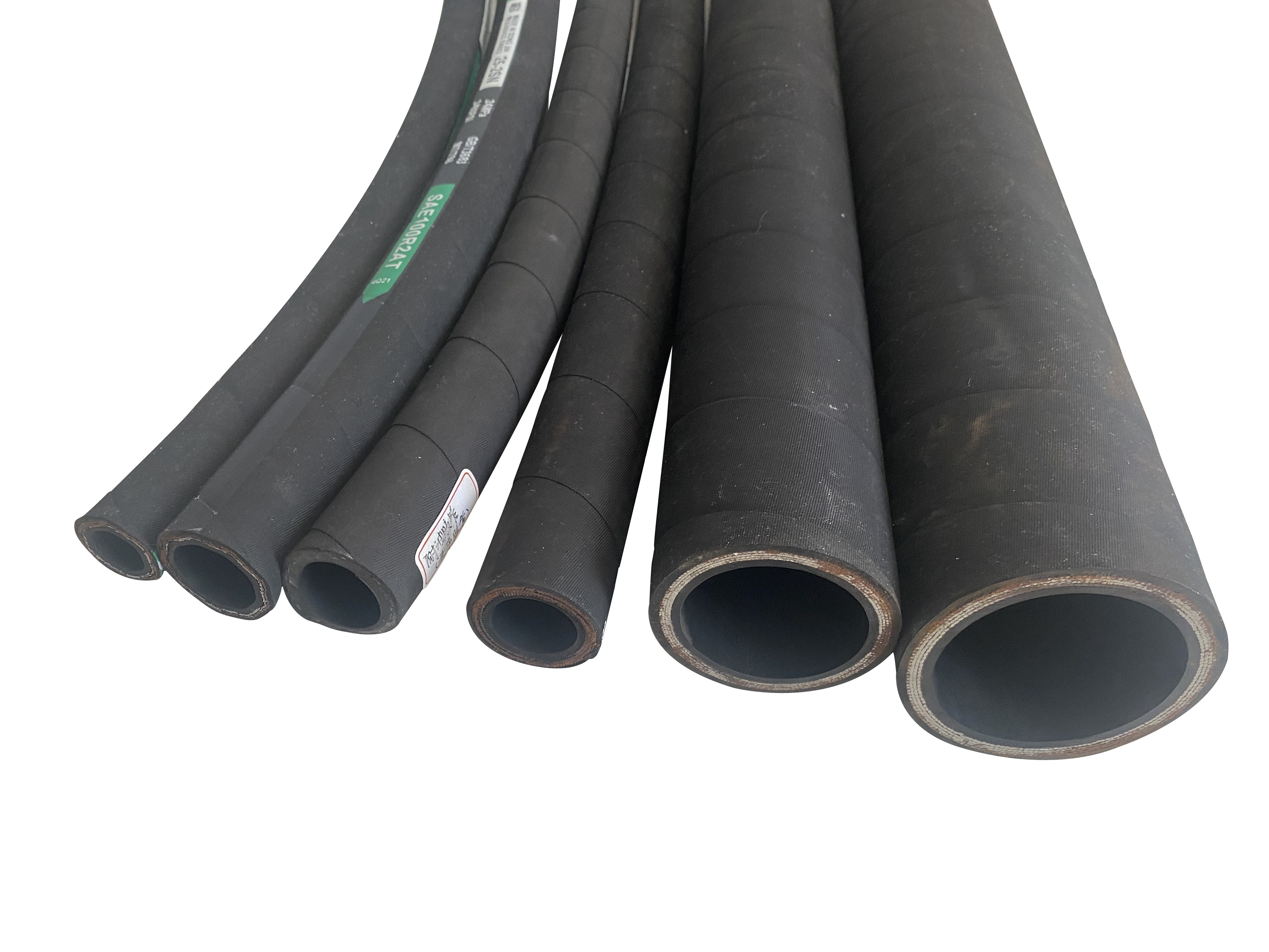 Super Long Service Life Industrial Hydraulic High Pressure Rubber Hoses Pipe Assembly Flexible Hydraulic Hose