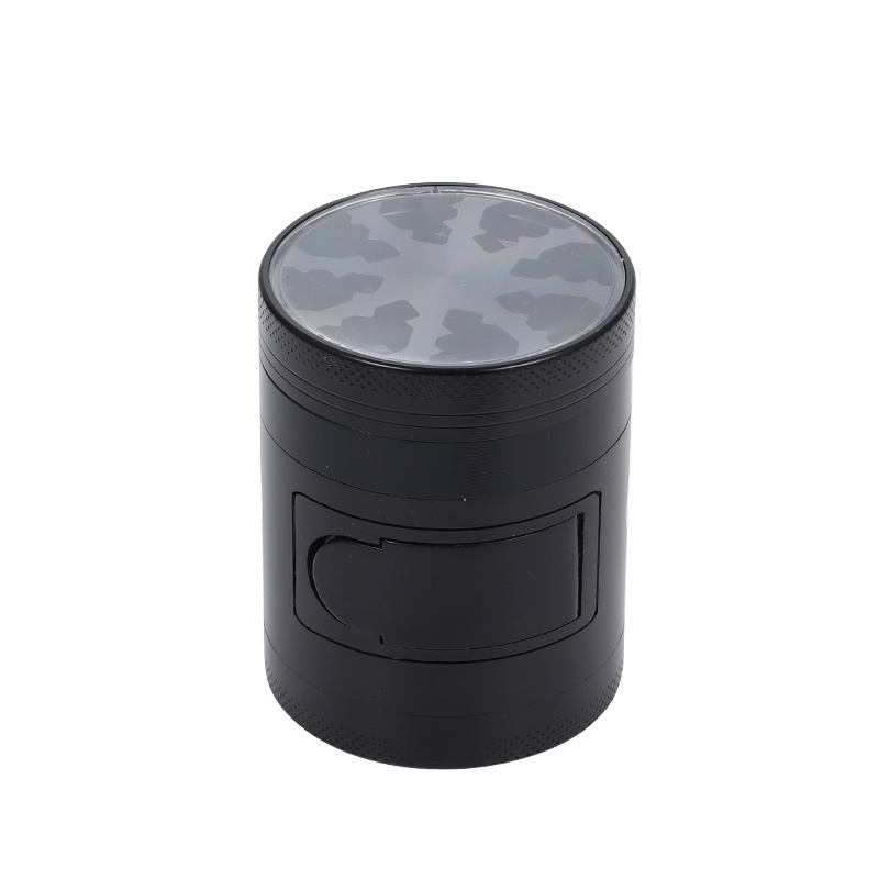 Yufan China Factory 4 Layers Smoking Accessories 55mm Metal Grinder Zinc Alloy Wholesale Herb Grinder