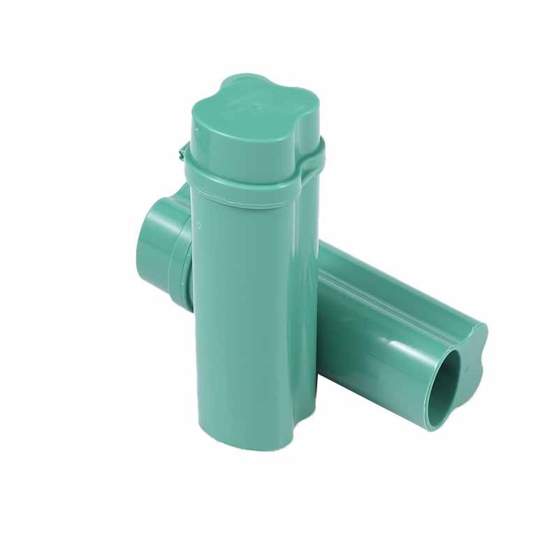 Hot Selling Cigar Accessories Double Hole Position Contain Lighter Holder Plastic Cigar Tube