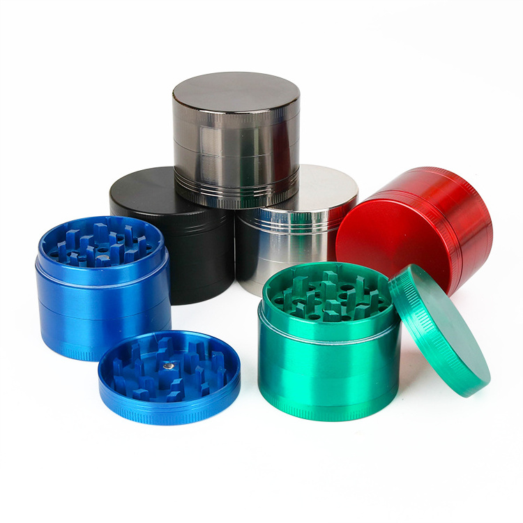 Yufan 40mm Metal Zinc Alloy Herbal Dry Wholesale Custom Herb Grinder 4 Layer Herb Grinder Machine