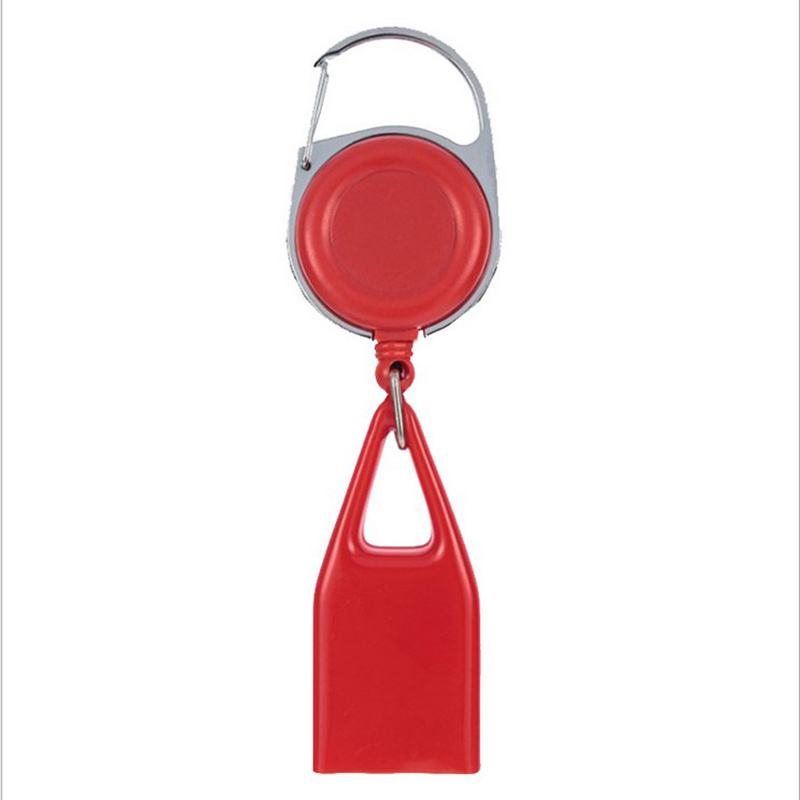 Wholesale Yufan JL-264QT Custom LOGO Wollet Lighter Belt Cheap Retractable Keychain with Clip Assorted Color