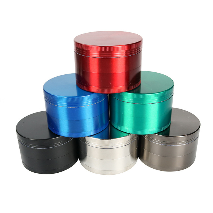 Yufan 40mm Metal Zinc Alloy Herbal Dry Wholesale Custom Herb Grinder 4 Layer Herb Grinder Machine