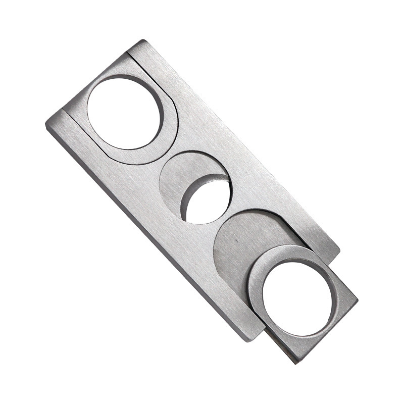 Cigar Accessories Stainless Steel Cigar Cutter Metal Cigarette Scissor Guillotine Portable Cigares Cut Device Knife