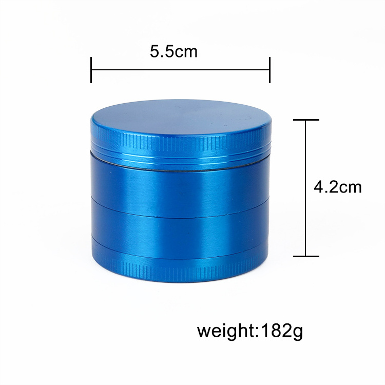 Yufan 40mm Metal Zinc Alloy Herbal Dry Wholesale Custom Herb Grinder 4 Layer Herb Grinder Machine