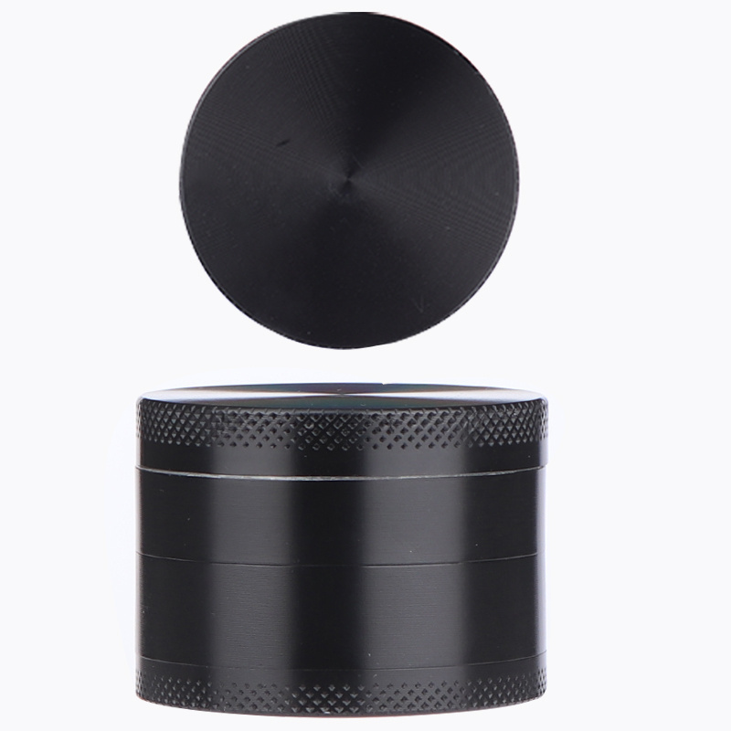 2023 Factory Wholesale Herb Grinder Hot Sell Cheap Black Zinc Alloy 2.5