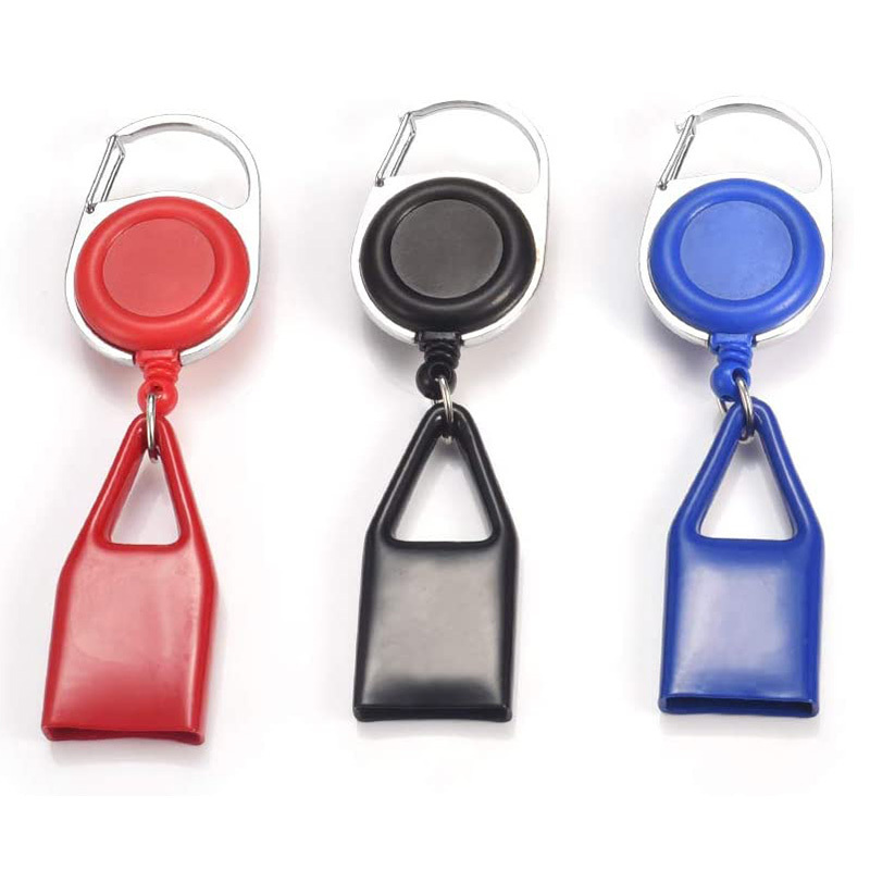 Yufan JL-264QT Lighter New leash Custom LOGO Wollet Lighter Belt Cheap Retractable Keychain With Clip Assorted Leash