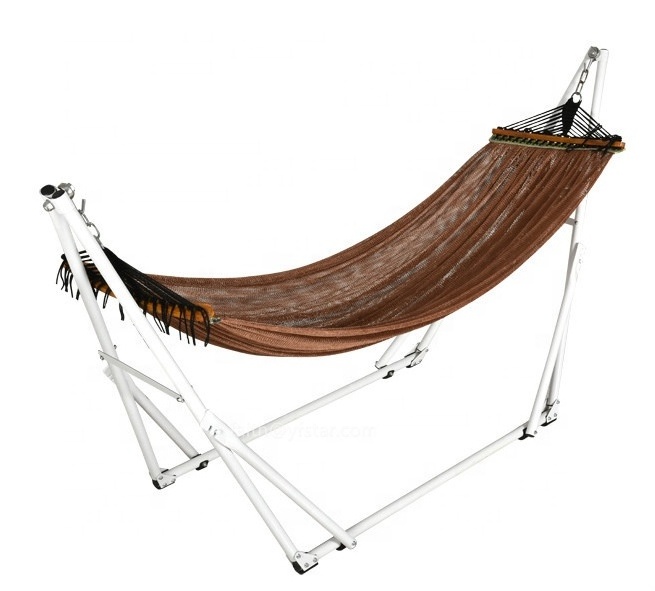 2024 Best Seller Brazilian Style Two Person Outdoor Self Standing Hammock