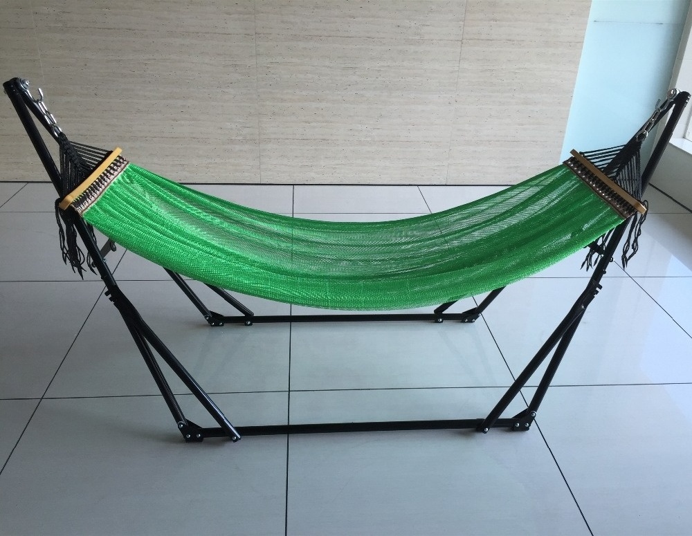 Wholesale folding hammock with steel hammock stand