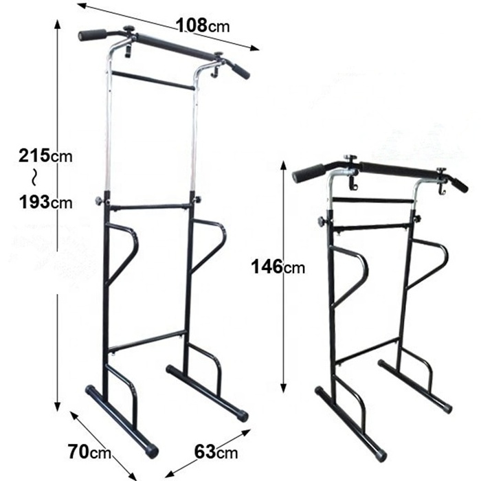 Cheap Power Station Fitness Tower Gym Equipment Dip Station Pull Up Bar