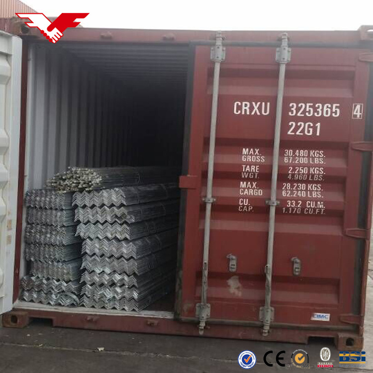 25x25x2mm Mild 75 X 50 8mm Bar 50x50x3mm S355 Equal Section Galvanized Structural Steel Angle