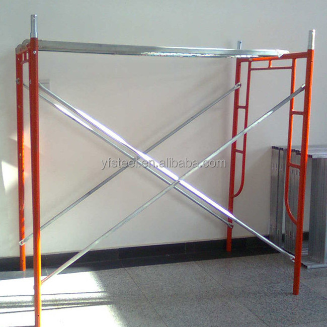 1219*1930 Galvanized Steel Diagonal Cross Brace Scaffold Frame Scaffolding cross brace