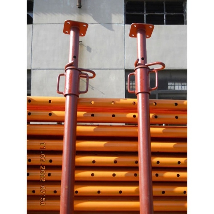 adjustable scaffolding shoring post  adjustable shoring prop, metal telescopic shoring pole for construction formwork