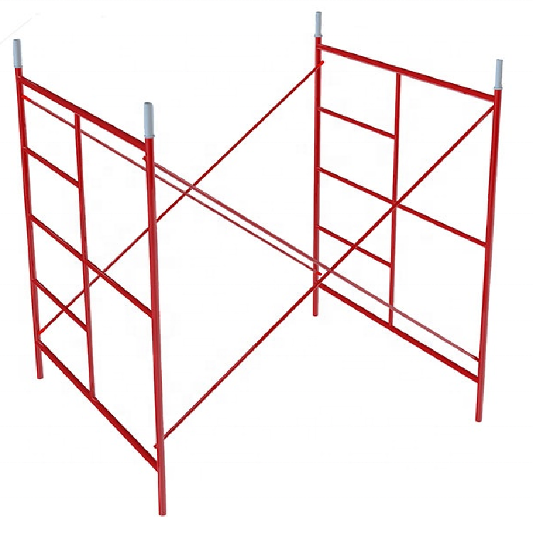 Steel BS1139 used scaffolding building construction Tianjin h frame scaffoldings  for sale