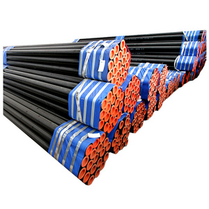 ASTM A106 / API 5L sch 40 black painted steel seamless pipe