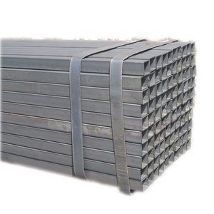 1 inch square iron pipe/ black square tube/ square steel profile