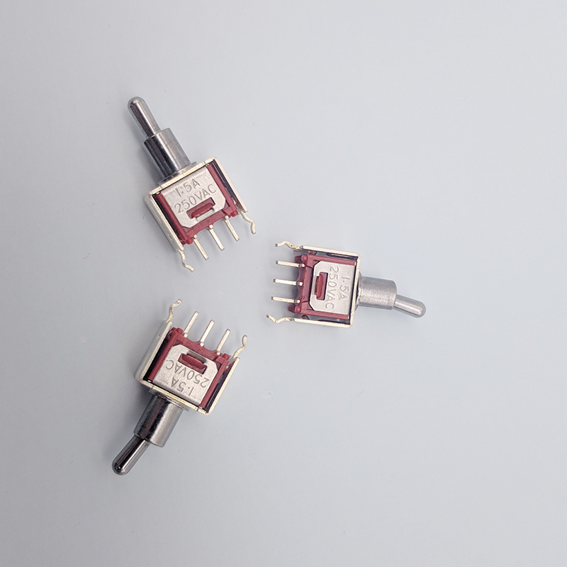 Easy installation 3A 125V 1.5A 250VAC Subminiature rocker magnetic toggle switch toggle light switch toggle switch