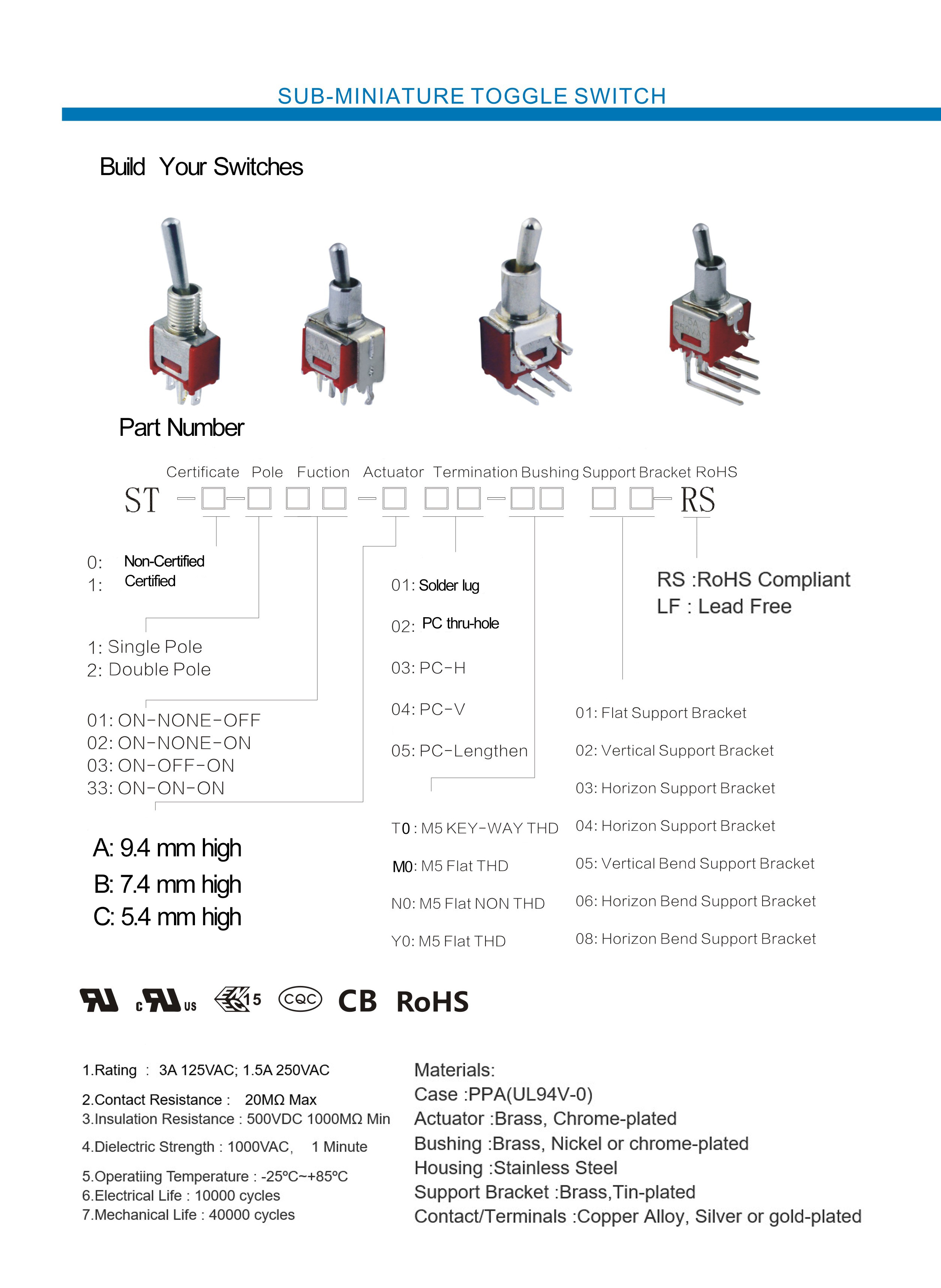 ON OFF machine tool Three gears with front curved feet toggle switch on-off retro vintage toggle switch toggle switch