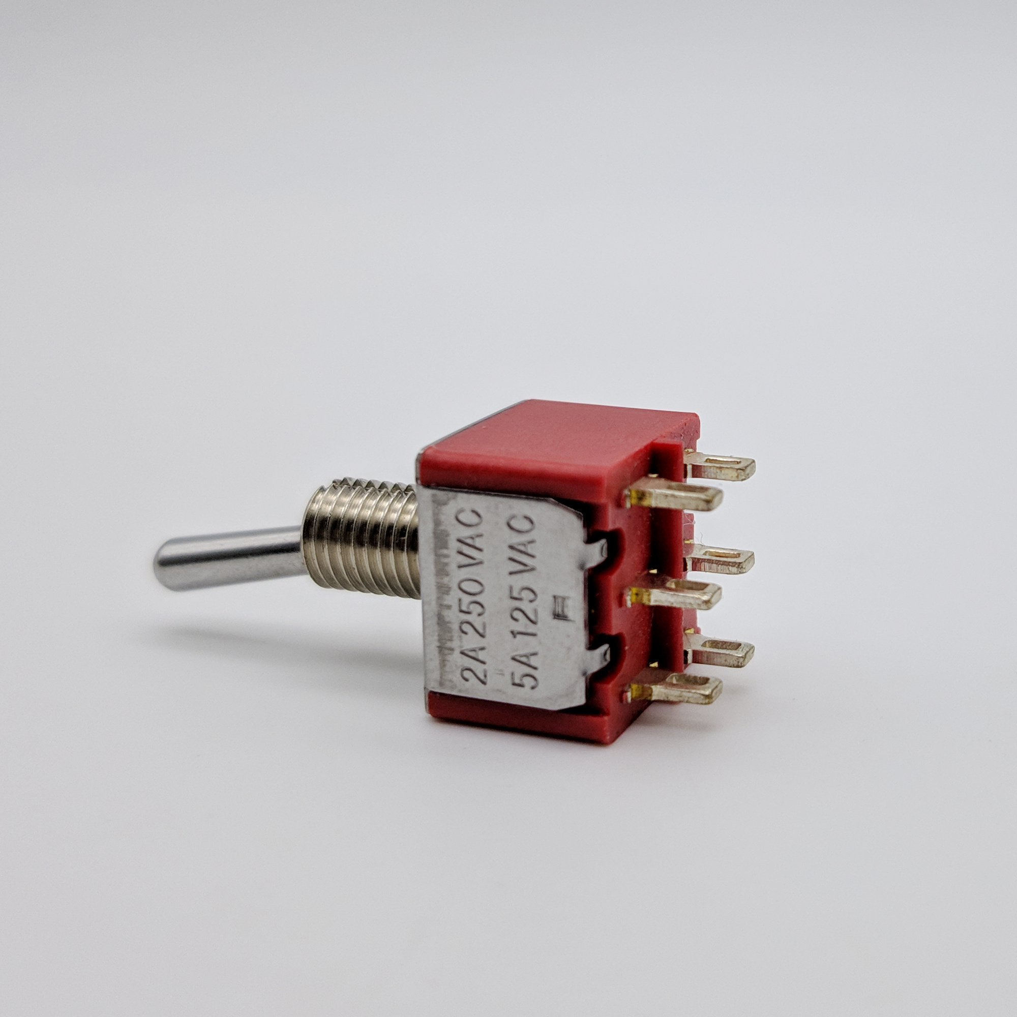 Quality Toggle Switches MTS-203 DPDT ON ON 3way  5A 125VAC 2A 250VAC Miniature Toggle Switch