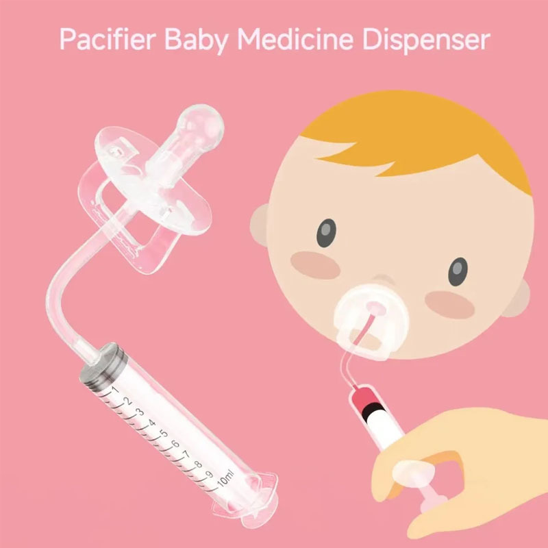 Medicine Dispenser, Newborn & Infant Pacifier Medicine Dispenser, Baby Essentials Medicine Pacifier Dispenser Infant