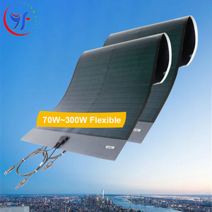 yifeng High performance flexible solar panel custom 30w 50w 100w 160w thin film flexible solar panel flexible