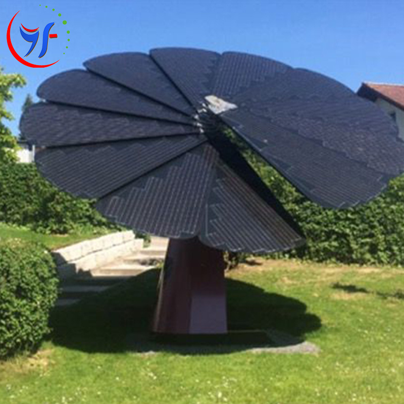 Wall Mounted Storage Battery Solar Power Energy PV Monocrystalline Silicon Solar Panels 1000W Home Energy Solar Flower