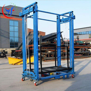 YF 500 KG 6M Standard Size Electric Lifting Tripod Mobile Platform Mobile Insulating Electric Scaffolding Construction Hoist