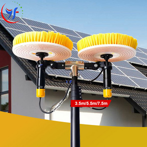 Photovoltaic panel cleaning brush Solar  power station cleaning machine Dual-head electric cleaning tool