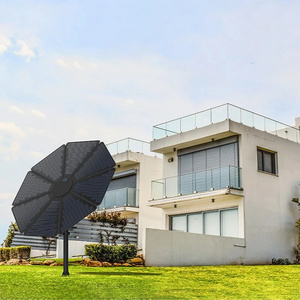 Online selling multi function circular solar umbrella panel for outdoor use