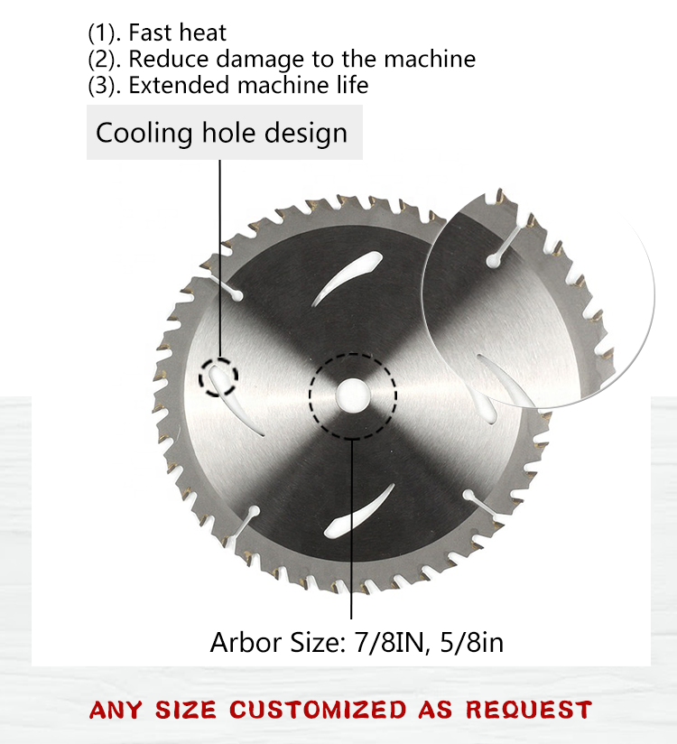 Wholesale Popular TCT Carbide Circular Saw Blade For Wood Cutting Blade Disc