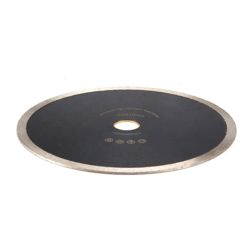 7inch 180mm Super Thin Cutting Porcelain Ceramic Tile Granite Diamond Continuous Rim Saw Blade