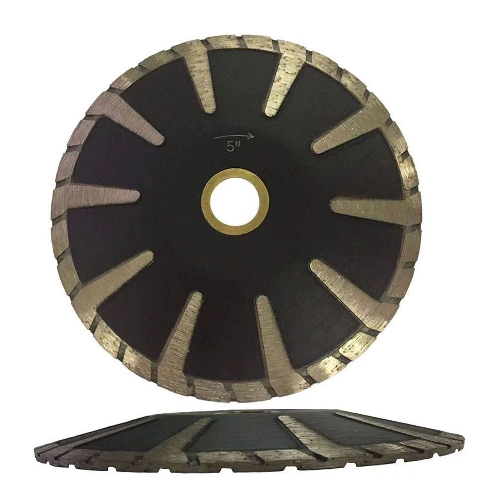 5inch 125mm concave diamond curve disc arc-shaped center concave bowl shape diamond saw blade for granite stone tiles