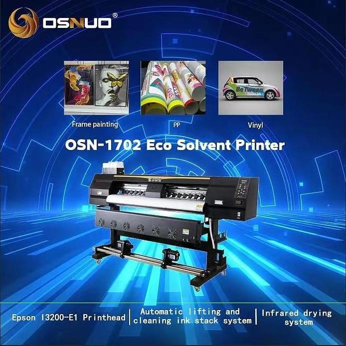 Digital Large Format Printing Machine Small Vinyl Sticker Printer Eco Solvent Printer 1.7m